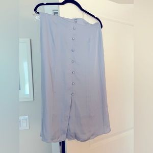 Blue Midi Skirt